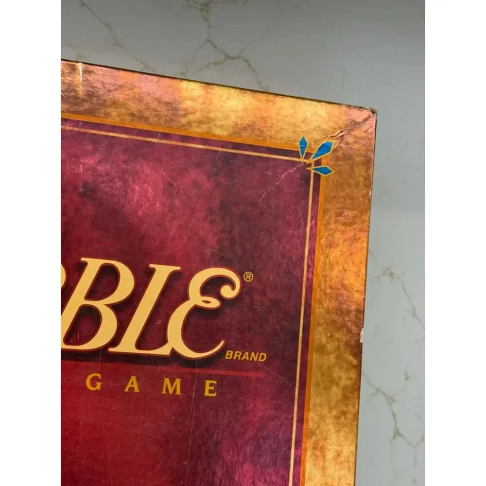 Scrabble 50th Anniversary Collector's Edition Crossword Game - Good